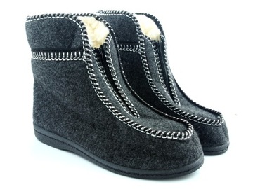 Kapcie domowe bambosze ocieplane tatrzanki 45