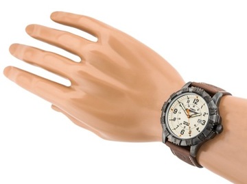 Timex Expedition МУЖСКИЕ ЧАСЫ INDIGLO LIGHT DATE 5ATM КОЖАНЫЕ