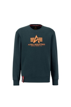 Bluza Alpha Industries Basic Sweater dark petrol XXL