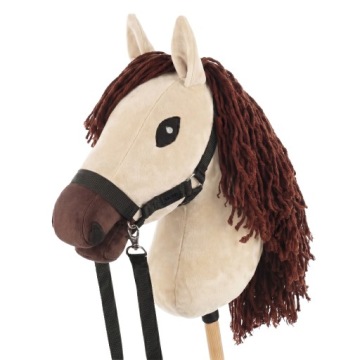 Hobby Horse Skippi A3 світлий гнідий коричневий Польський кінь на палиці +недоуздок +поводи