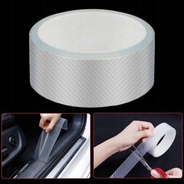 Дверь автомобиля яркое невидимое углеродное волокно