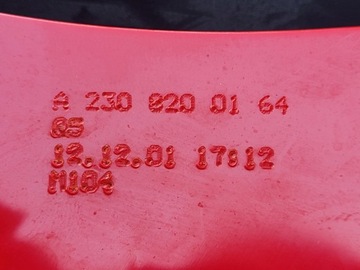 MERCEDES SL R230 W230 A2308200164 LEVÝ ZADNÍ SVĚTLO KOMPLETNÍ