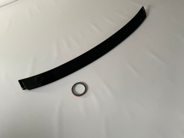 Спойлер-элерон заднего стекла/крыши/козырька BMW E90, черный глянцевый