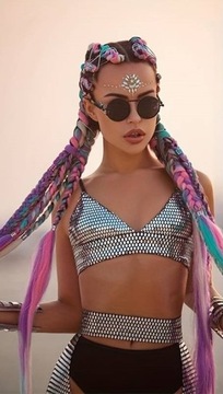 СИНТЕТИЧЕСКИЕ ИСКУССТВЕННЫЕ ВОЛОСЫ ДЛЯ НАРАЩИВАНИЯ КОС ЕДИНОРОГ