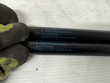 BMW E63 VZPĚRY/TLAKOVAČE TLUMIČE KOMPLET KRYT KUFRU 7008764