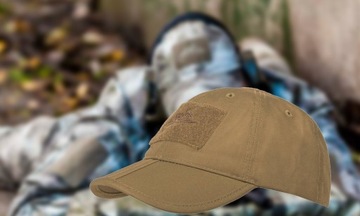 Бейсбольная кепка Helikon с липучкой Rip-Stop Coyote