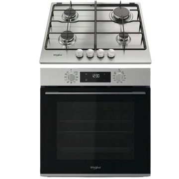 Zestaw Whirlpool Piekarnik elektryczny OMK58HR0X + Płyta gazowa TGML 650 IX