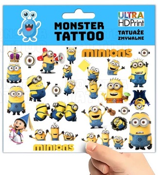 МОЮЩИЕСЯ ВРЕМЕННЫЕ ТАТУ ДЛЯ ДЕТЕЙ ДЕТСКИЕ МИНЬОНЫ, ОРИГИНАЛЬНЫЕ ДИЗАЙНЫ