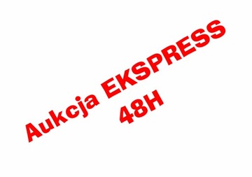 Aukcja EXPRES wysyłka w 48 h