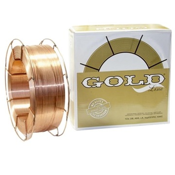 Drut spawalniczy G3Si1 0,8mm 15kg Gold
