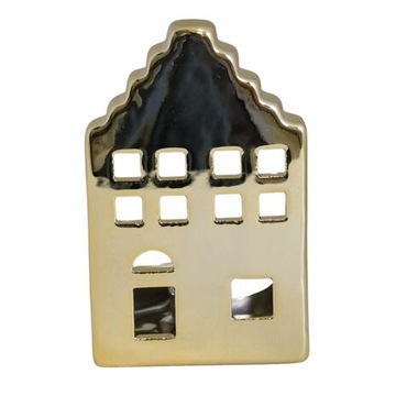 DOMEK DOM CERAMICZNY ŚWIECZNIK LAMPION KAMIENICZKA TEALIGHT NA PREZENT