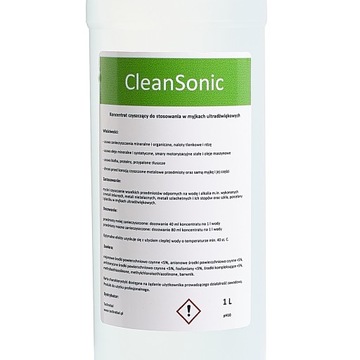 КОНЦЕНТРАТ ЖИДКОСТЬ ДЛЯ ОЧИСТКИ УЛЬТРАЗВУКОВОЙ ВАННЫ 1Л CLEAN SONIC TECHREBAL