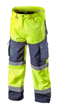 Spodnie robocze softshell żółte XXXL 81-750-XXXL