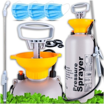 OPRYSKIWACZ OGRODOWY CIŚNIENIOWY RĘCZNY DŁUGA LANCA 8L SPRYSKIWACZ Premium