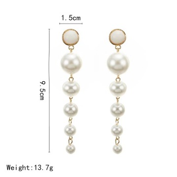 ПОДВЕСКИ С ЖЕМЧУГОМ, ДЛИННАЯ БАЛЯРКА С КИСТОЧКОЙ