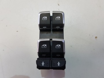 AUDI A3 8V5 8V PŘEPÍNAČ SKEL LEVÝ PŘEDNÍ CHRÓM