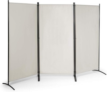 Parawan 3-panelowy 260*182,5cm beż