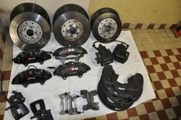 СУППОРТЫ BREMBO ПЕРЕДНИЕ ДИСКИ AUDI RS6 C6 A8