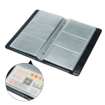 КОЖАНАЯ СУМКА ДЛЯ АЛЬБОМА ВИЗИТНОЙ КАРТОЧКИ