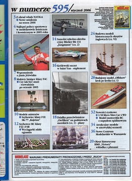 Modelarz 1/2006 HMS Victory, Bu 131 Jungmann, Oerlikon