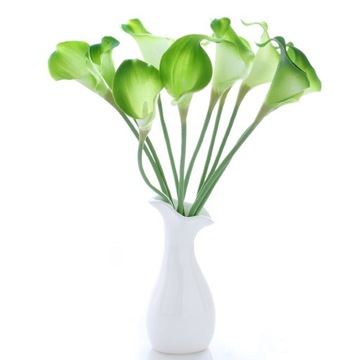 Calla Lily Sztuczny kwiat Lilie arum dla nowożeńców