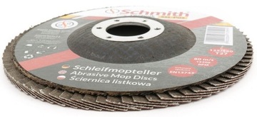 ПРЯМОЙ АБРАЗИВНЫЙ ДИСК ЛАМПОЧНЫЙ ШЛИФОВАЛЬНЫЙ ДИСК 125 мм P80 ЩИТКИ ШМИТА