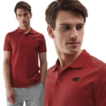 ФУТБОЛКА МУЖСКАЯ ПОЛО 4F, ХЛОПОК, SPORTS POLO LIMITED