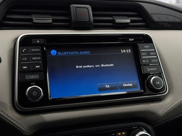 Nissan Micra V 0.9 IG-T 90KM 2017 Nissan Micra Tekna / Kamera 360° / LED / 1 właścic, zdjęcie 26