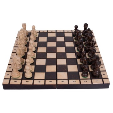 SZACHY Drewniane OLIMPIJSKIE 30cm LUX