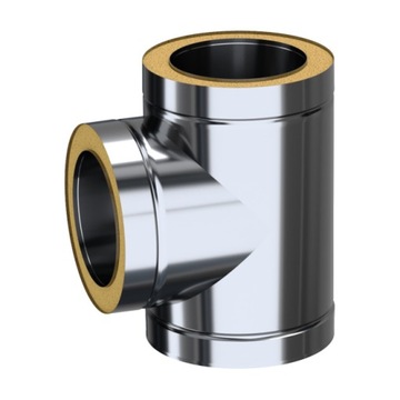 Системный дымоход fi 150, двустенный, на кронштейне