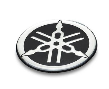 ГЕЛЕВАЯ НАКЛЕЙКА НА ЗНАЧОК YAMAHA ЛОГОТИП ЭМБЛЕМА 27 мм