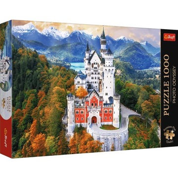 Puzzle Premium Plus Quality 1000 el. Photo Odyssey: Zamek Neuschwanstein