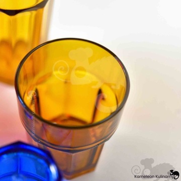 SZKLANKA Z POLIWĘGLANU poliwęglan nietłukąca BRĄZOWA BRĄZ 250ml 0,25L