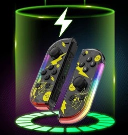 NINTENDO Switch Joy-Con Pair Контроллер PIKACHU 2 шт., ВИДЕО о товаре.