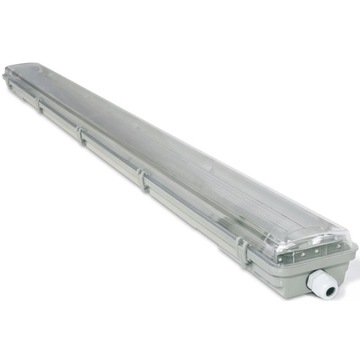 Oprawa hermetyczna do świetlówek LED 2x120 cm IP65