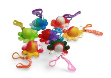 БРЕЛОК-АНТИСТРЕСС POPPIT осьминог E1212 EMAJ