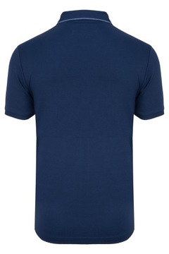 МУЖСКАЯ ФУТБОЛКА ПОЛО, СИНЯЯ, ДЫШАЩАЯ, ГЛАДКАЯ, ФУТБОЛКА ПОЛО С КАРМАНОМ: XL