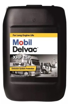 MOBILE OIL 10W40 DELVAC XHP ESP EURO 5 упак. 20