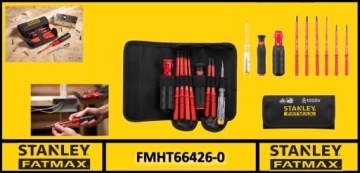STANLEY FATMAX Набор из 10 многогранных отверток VDE в сумке FMHT66426-0