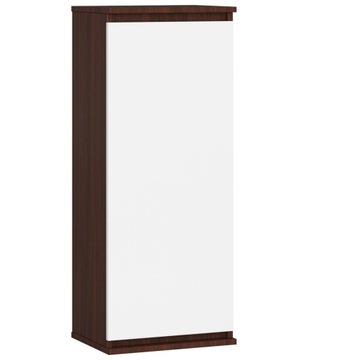 Wit-wen Wisząca Szafka Wenge/Biały 40x99x30 cm