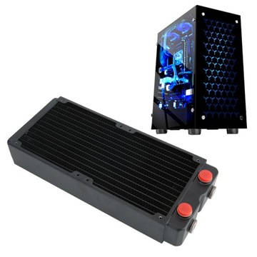 Chłodzenie wodne radiator miedziany 45MM do urządzeń przemysłowych