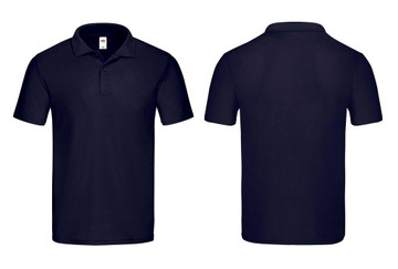 ORIGINAL Рубашка-поло Fruit of The Loom темно-синяя 3XL