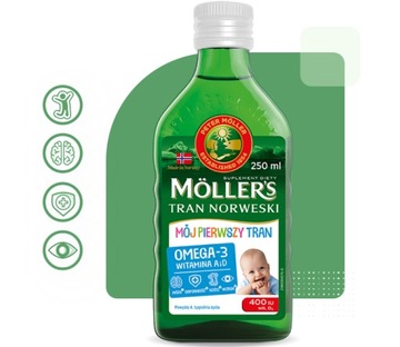 Möller's My First NORWEGIAN COLT 250мл для детей ИММУНИТЕТ вит. Д3 и А