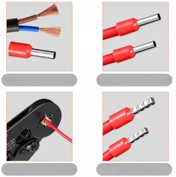 ПРЕСС-ОБЖИМНАЯ МАШИНА ДЛЯ КАБЕЛЬНЫХ СОЕДИНИТЕЛЕЙ + ВТУЛКИ 1200 ШТ.