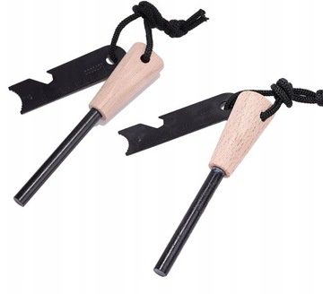 Военный многофункциональный инструмент для выживания Magnesium Firestarter, 2 шт.