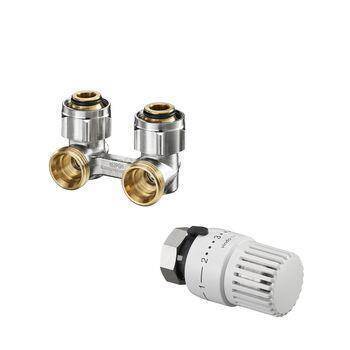 Zestaw grzejnikowy: Termostat Vindo TD 0*1-5 + Multiflex F, OVENTROP