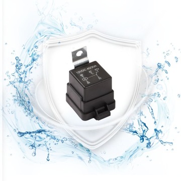 ЖГУТ РЕЛЕ ГЕРМЕТИЧНЫЙ ОСНОВАНИЕ 5-КОНТАКТНАЯ РОЗЕТКА 3 ШТ. 12 В 40 А