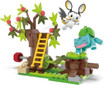 БЛОКИ MEGA CONSTRUX 194 шт. ПОКЕМОН ЭМОЛГА И БУЛЬБАЗавр