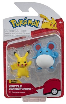 POKEMON FIGURKA KOLEKCJONERSKA PIKACHU + MARILL
