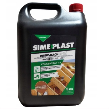 DREW-DACH IMPREGNAT DO WIĘŹBY 1/9=50L BRĄZ SIMEPLAST